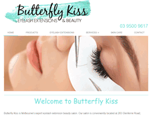 Tablet Screenshot of butterflykiss.com.au